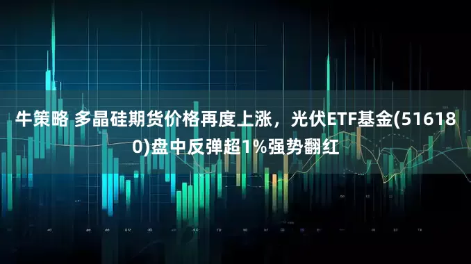 牛策略 多晶硅期货价格再度上涨，光伏ETF基金(516180)盘中反弹超1%强势翻红