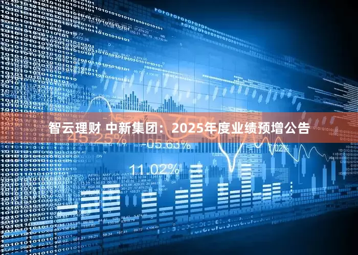 智云理财 中新集团：2025年度业绩预增公告